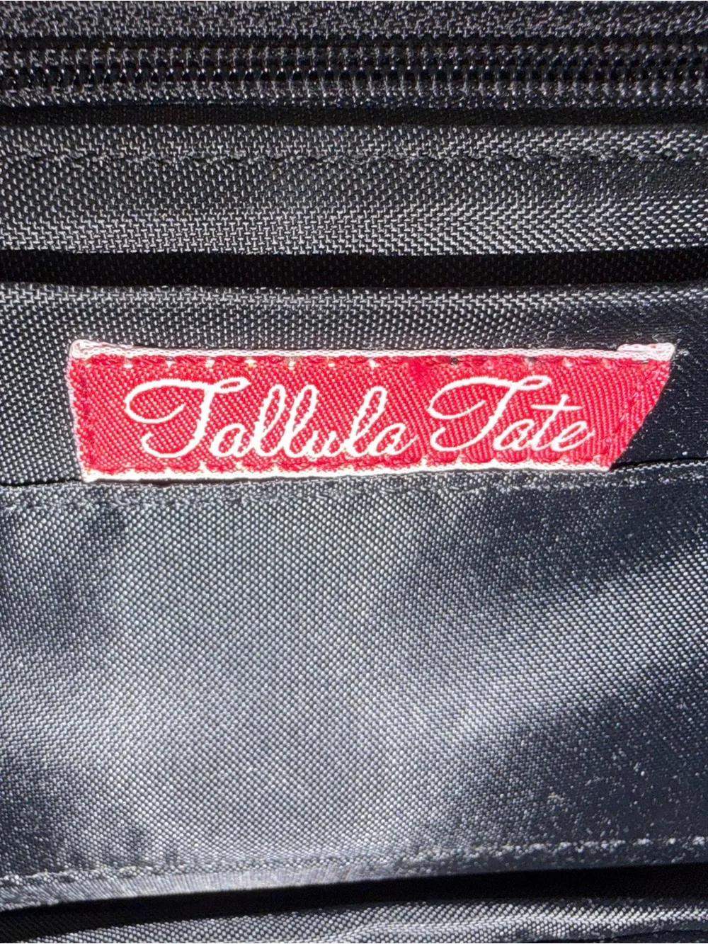 Tallula Tate Red/Zebra Structured Bead-Handle Shoulder Bag